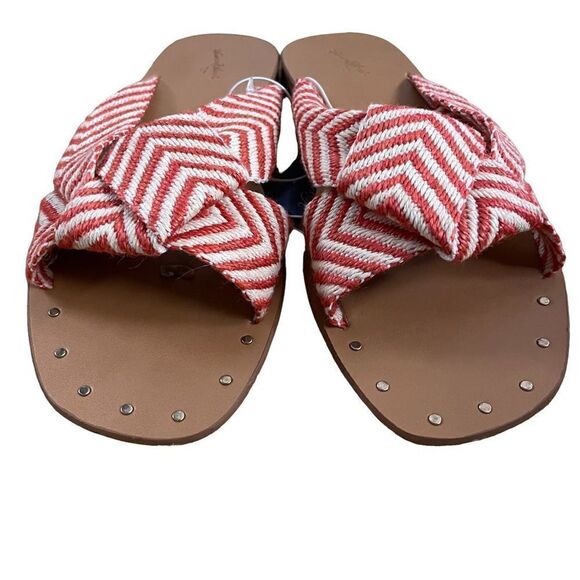Universal Thread ~ Women's Louise Chevron Print Knotted Slide Sandal ~ size 9.5 - Picture 2 of 7